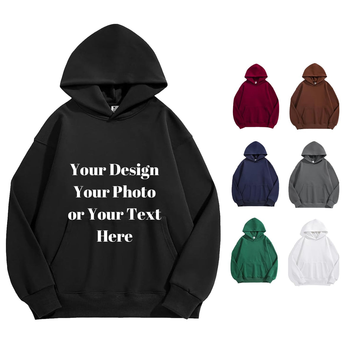 Custom Heavyweight Cotton Blank T-Shirt for Printing Soft Crew Neck Unisex Tee