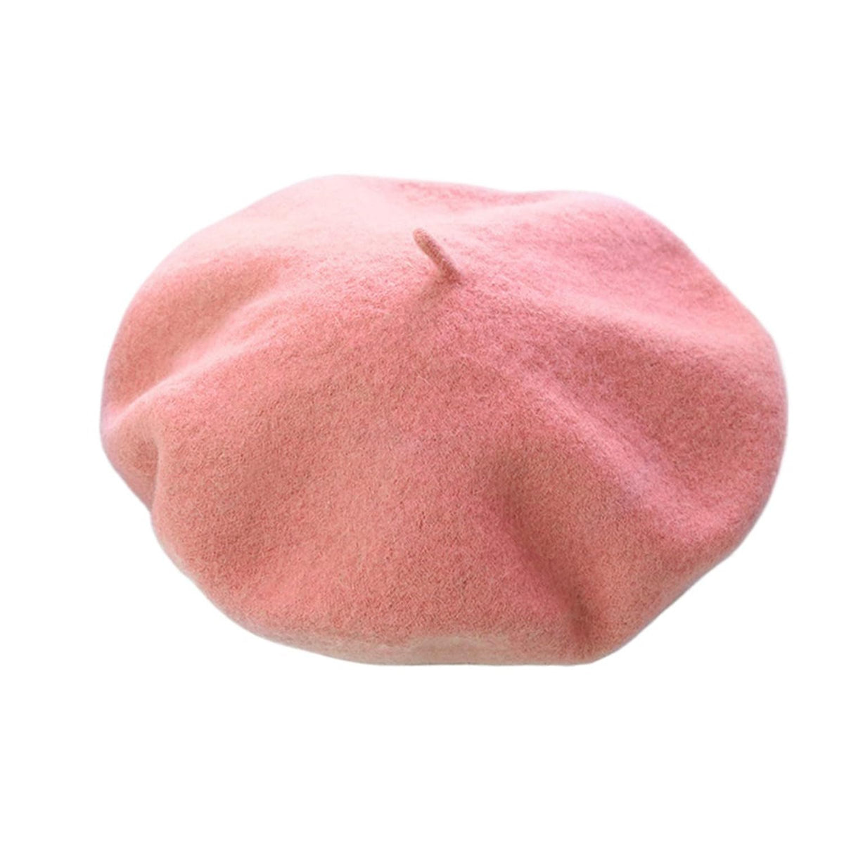 Women French Style Cashmere Beret Hat, Comfortable Stretchy Knitted Cap, Classic Fashion Headwear