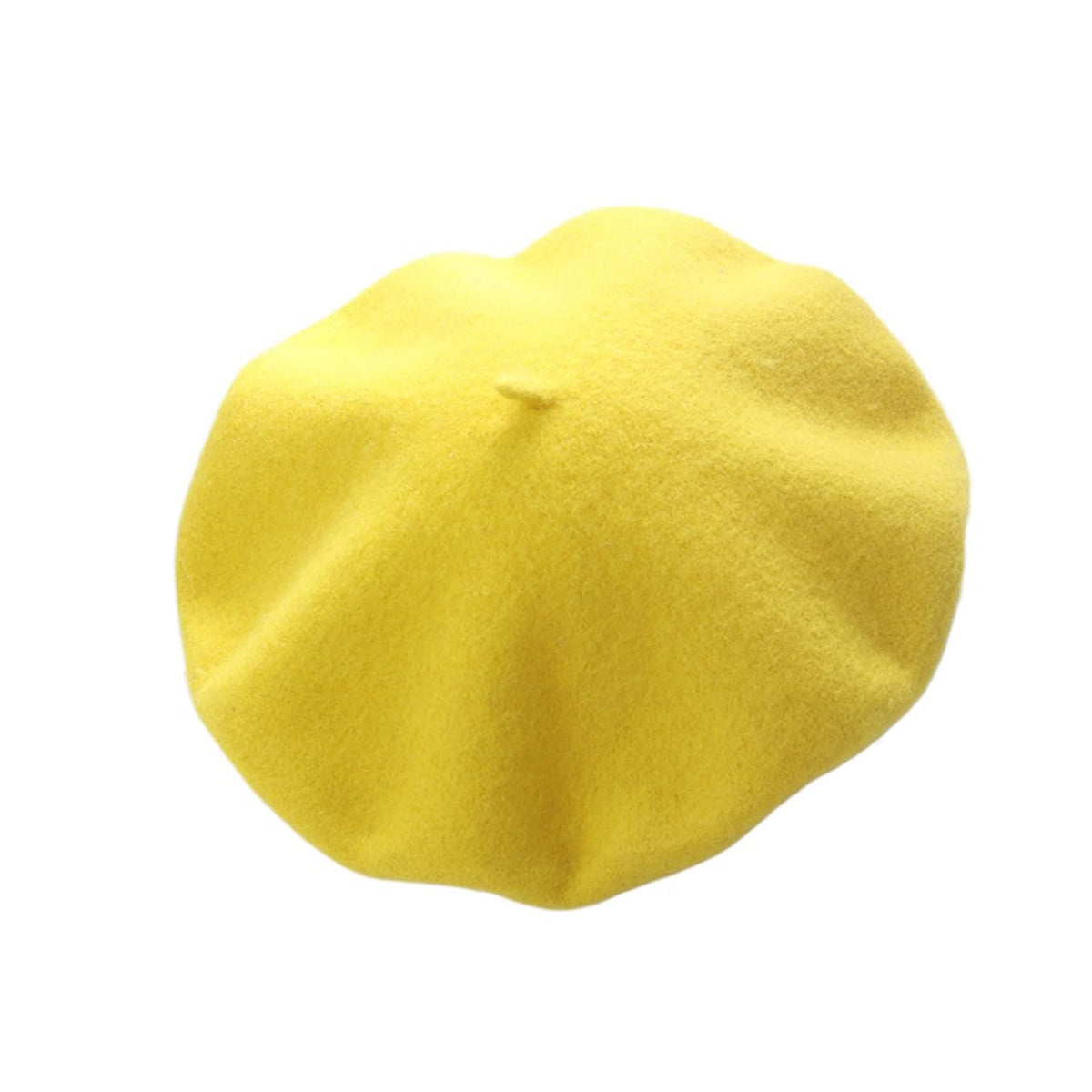 Women French Style Cashmere Beret Hat, Comfortable Stretchy Knitted Cap, Classic Fashion Headwear