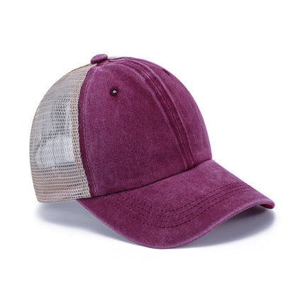 Unisex Adjustable Trucker Hat Snapback Mesh Baseball Cap