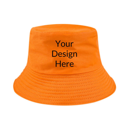 Custom Sun Hat Cotton Unisex Bucket Hats Summer Outdoor Fishing Cap