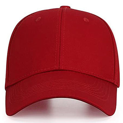 Plain Adjustable Hat Unisex Baseball Cap