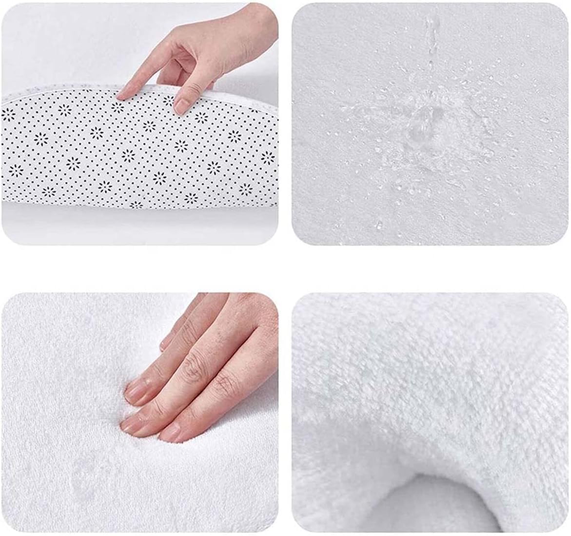 Custom Personalized Bathroom Rug, Custom Photo Text Bath Mat for Bathroom Decor