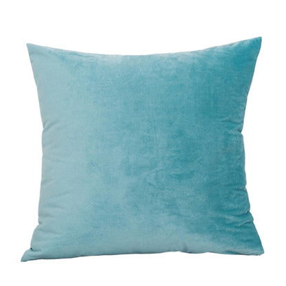 ZMvise Set of 2 Velvet Throw Pillowcase Solid Square Decorative Pillow Covers for Couch Sofa Bed Chair
