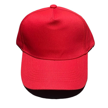 Comfortable 5 Panel Plain Adjustable Hat Unisex Baseball Cap