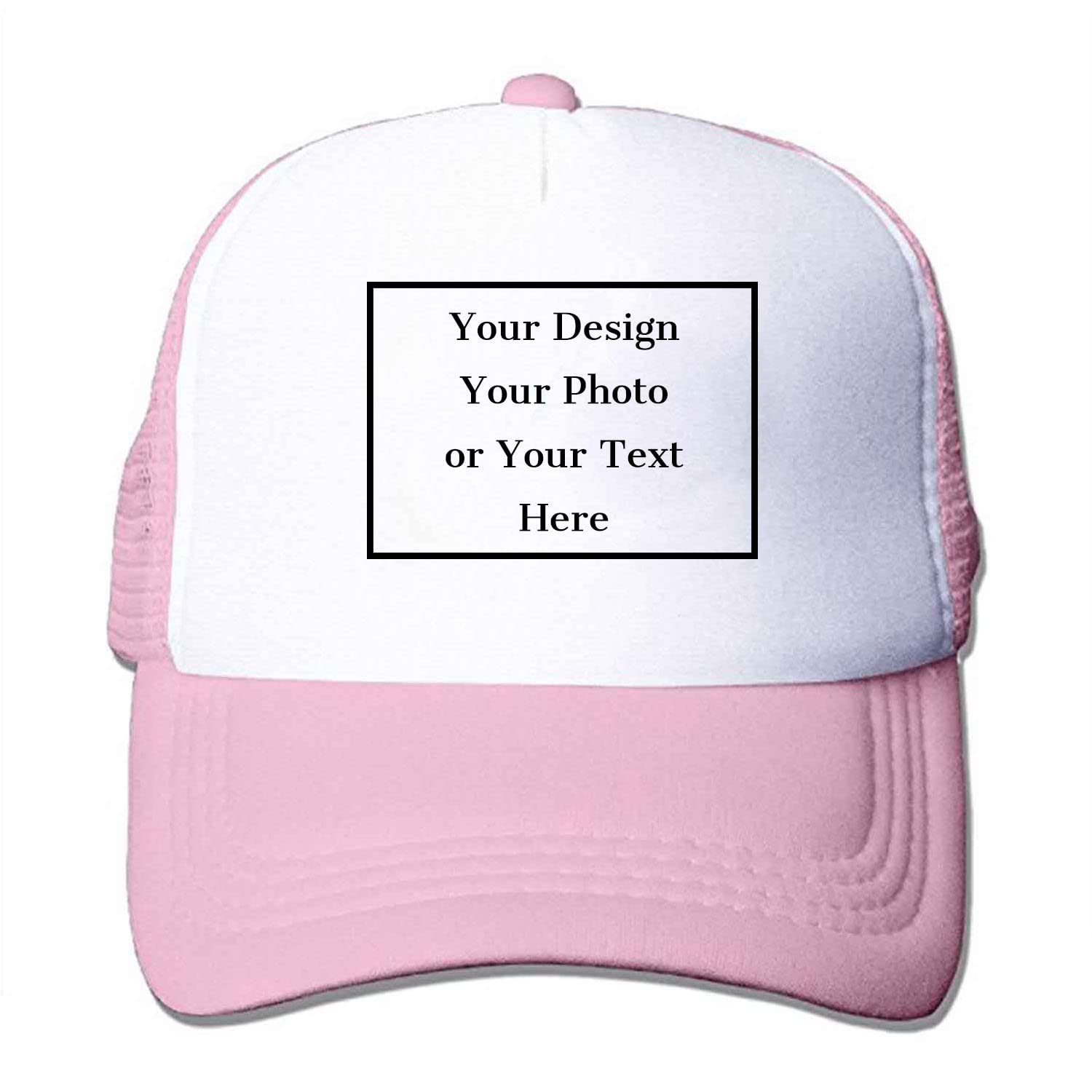 Personalized Picture Text Logo Colorful Unisex Adjustable Trucker Hat Custom Mesh Baseball Cap