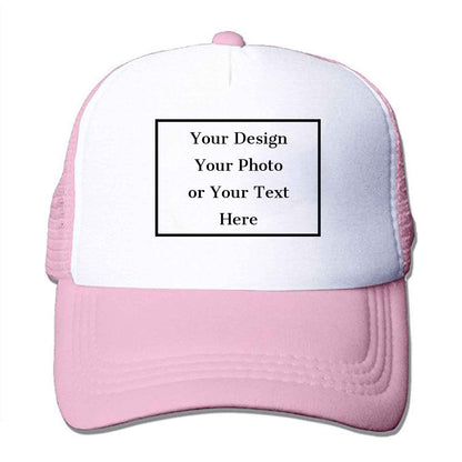 Personalized Picture Text Logo Colorful Unisex Adjustable Trucker Hat Custom Mesh Baseball Cap