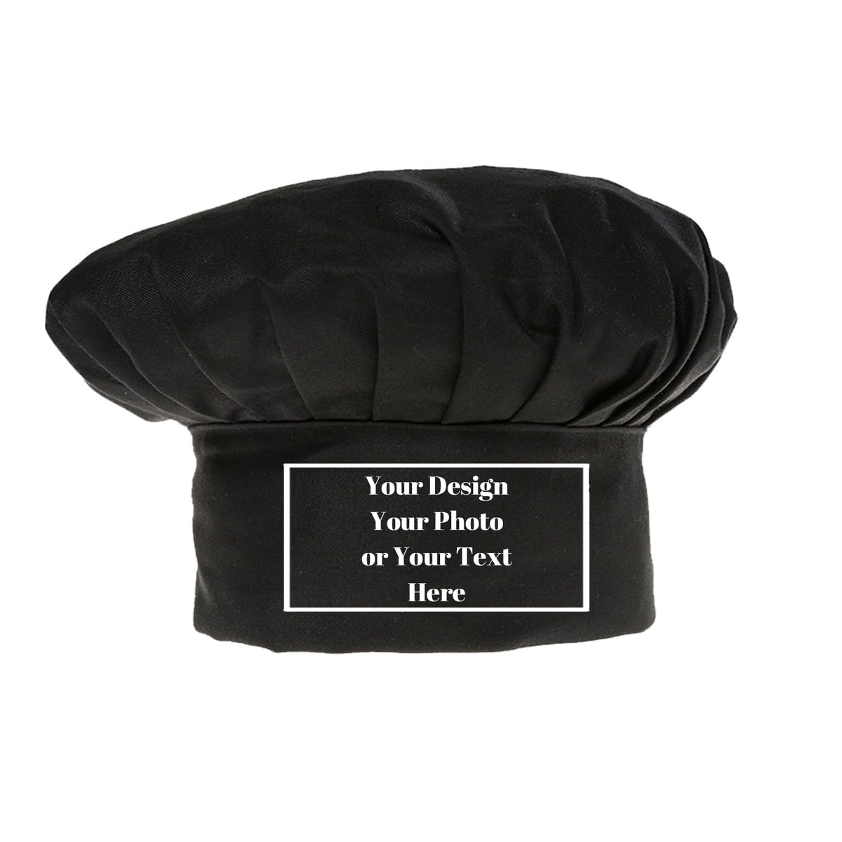 Personalized Cooking Kitchen Unisex Elastic Adjustable Custom Chef Hat Print Chefs Cap