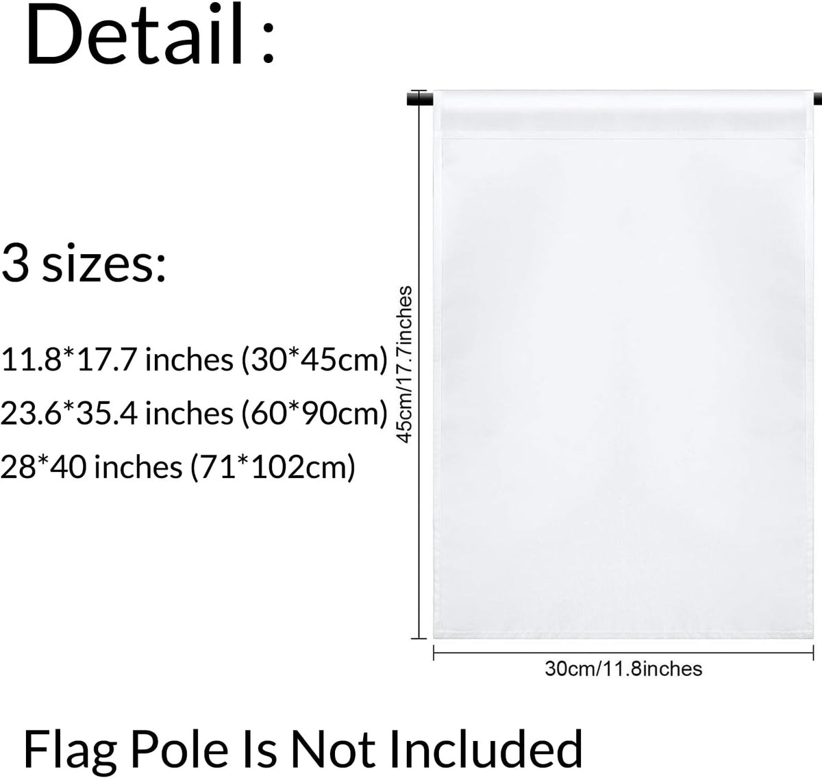 Personalized Garden Flag Outdoor Custom Flag Home Yard Flags Sublimation Polyester Banners 11.8x17.7 inch 1 pcs