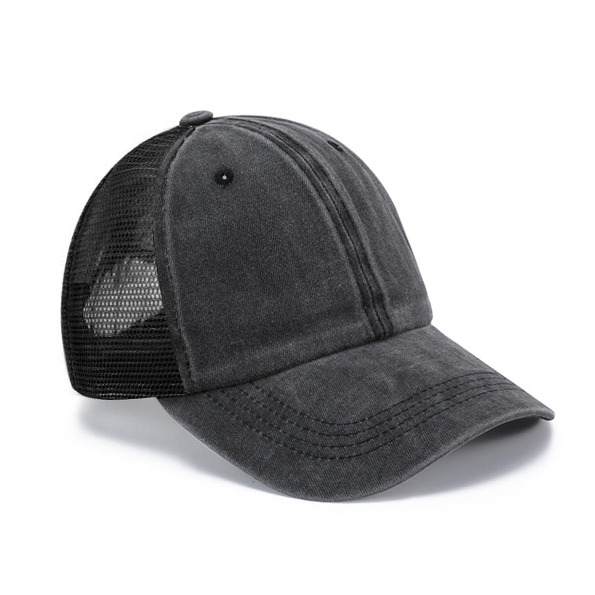 Unisex Adjustable Trucker Hat Snapback Mesh Baseball Cap