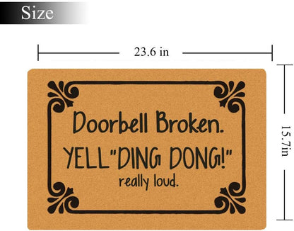Leave The Negative Energy at The Door Bedroom Door Mat Home Indoor Outdoor Entrance Decor Rug