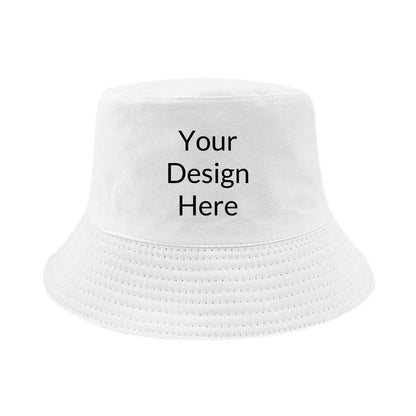 Custom Sun Hat Cotton Unisex Bucket Hats Summer Outdoor Fishing Cap