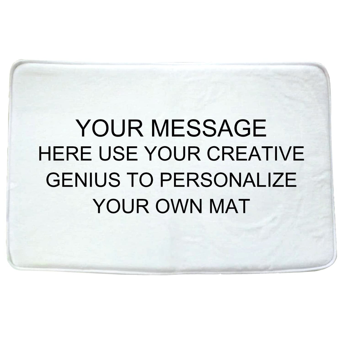 Personalized Image Bathroom Mat Custom Text Living Room Rugs Mat Home Indoor Non Slip Decor Rug 170g