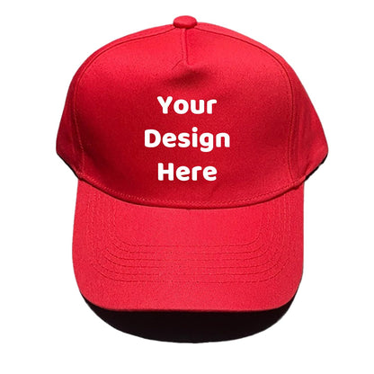 Custom Your Design Personalized 5 Panel Plain Adjustable Hat Unisex Baseball Cap