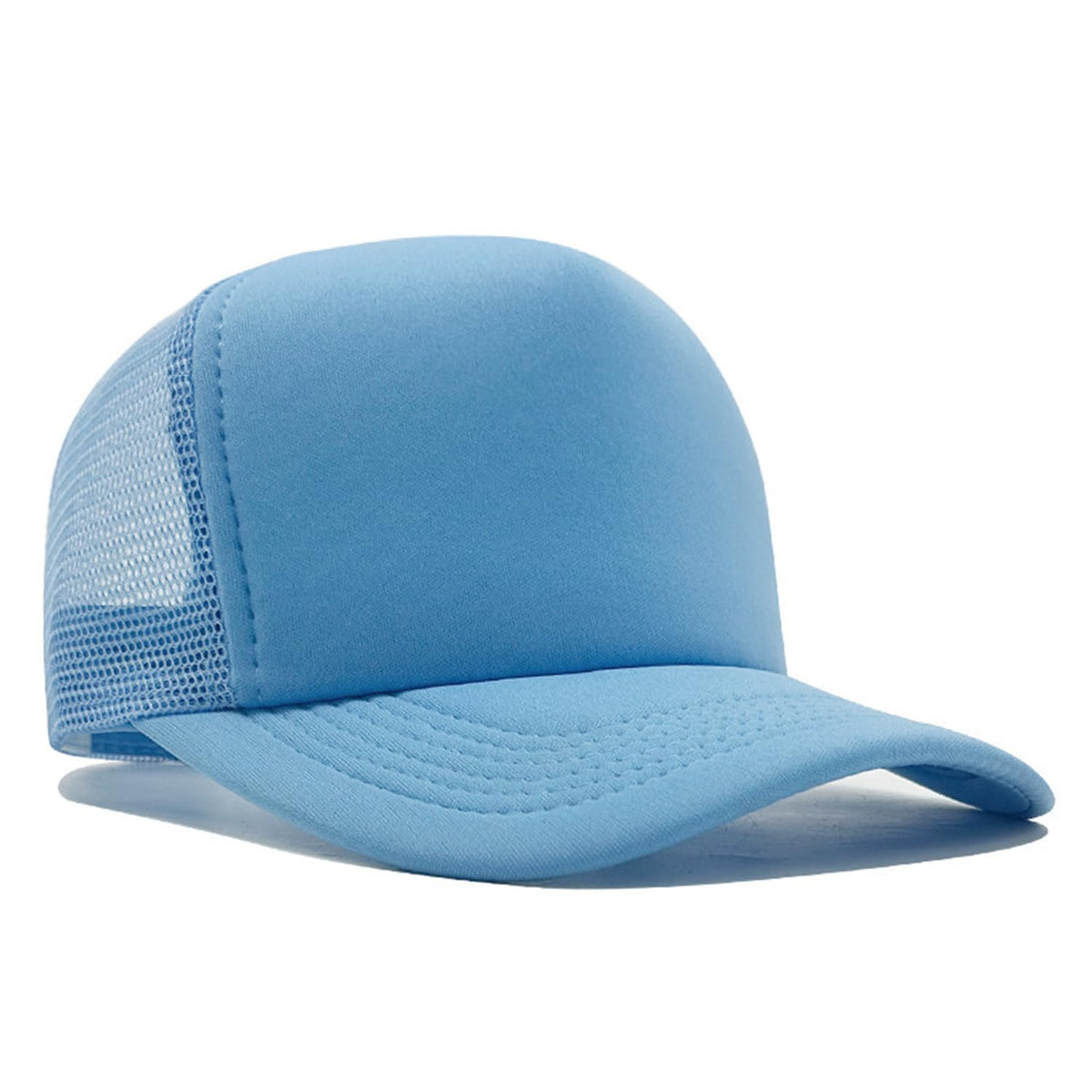 Unisex Trucker Hat, Mesh Baseball Cap with Adjustable Snapback