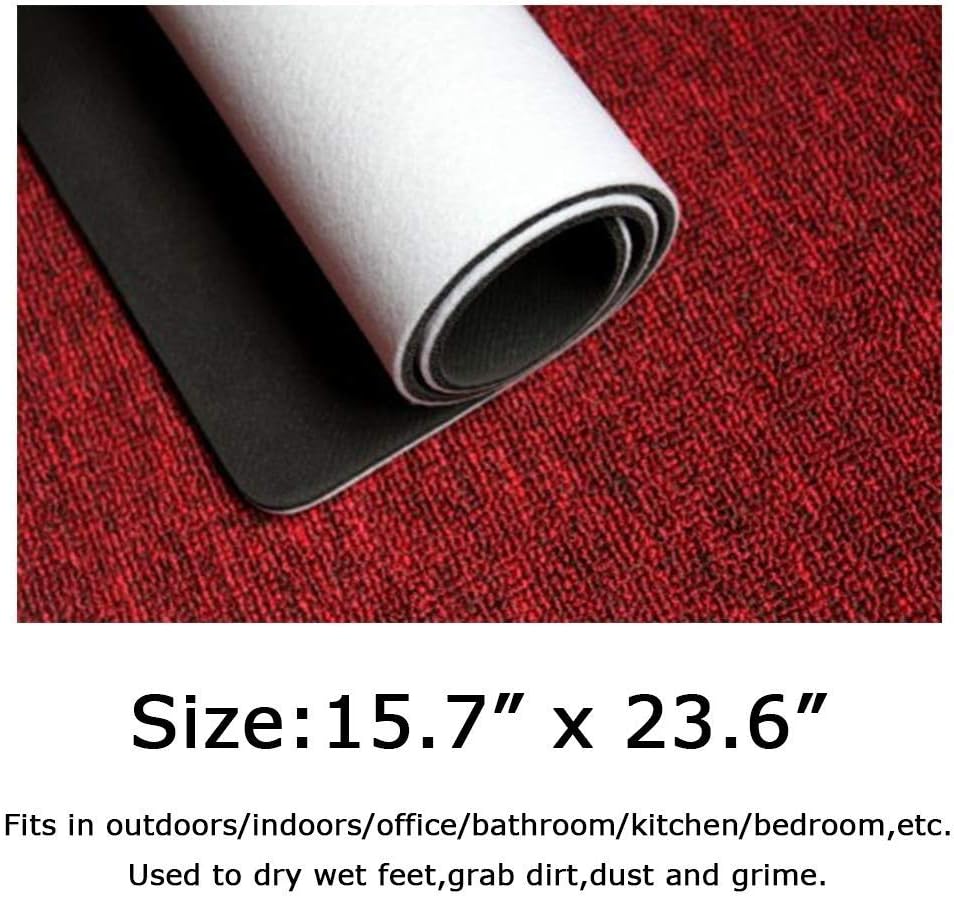 Hi I'm Mat Custom Doormat Indoor Outdoor Rubber Carpet 15.7X 23.6inch