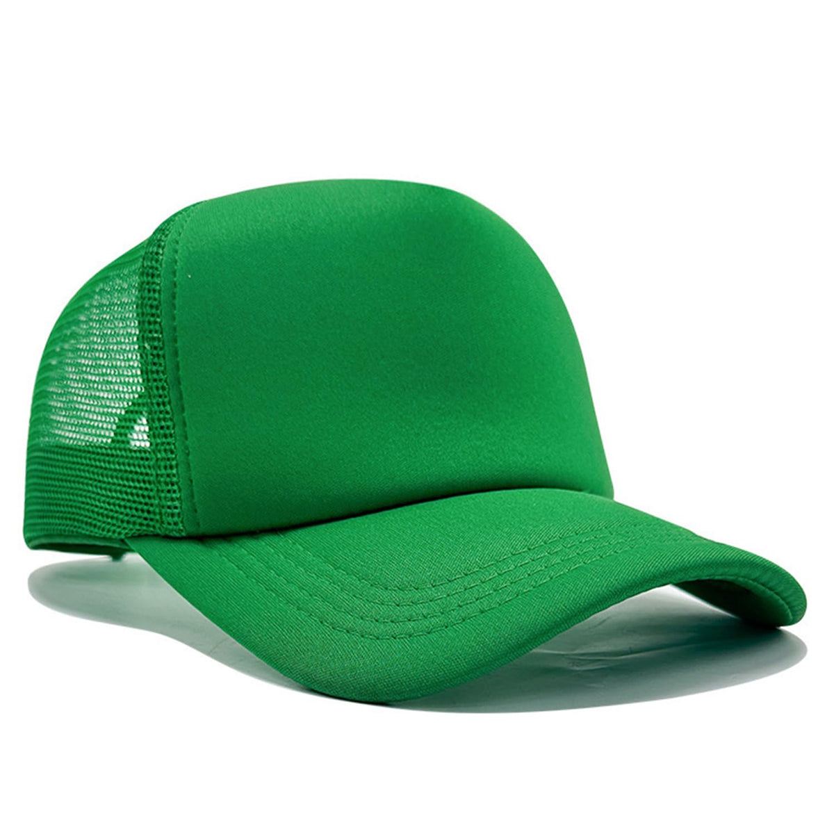 Unisex Trucker Hat, Mesh Baseball Cap with Adjustable Snapback