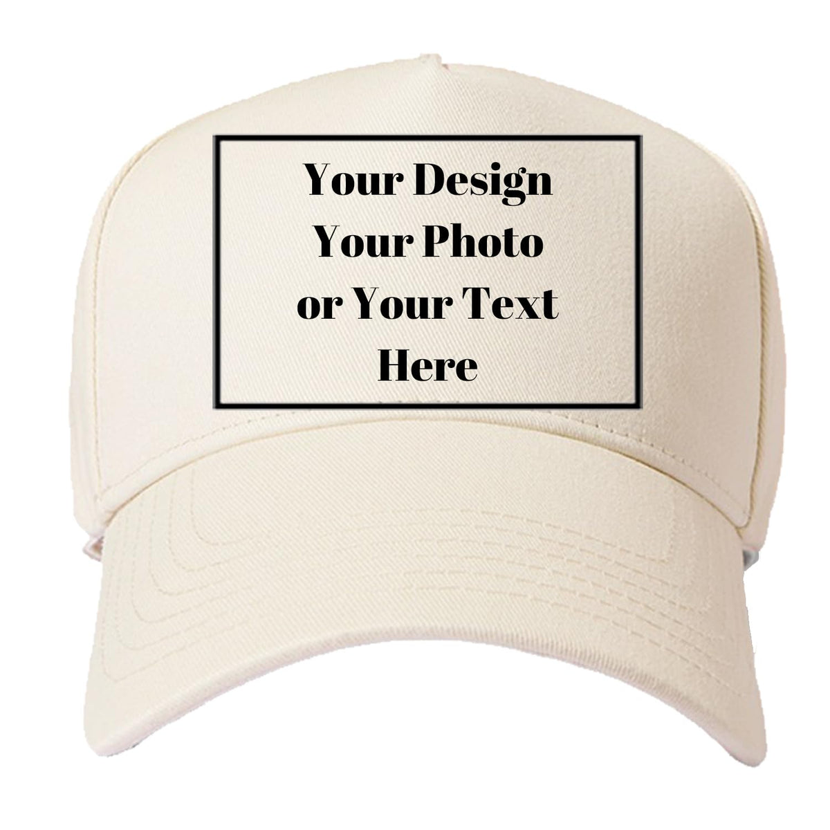 Custom Your Own Design Unisex Cotton 5 Panel Personalized Plain Adjustable Hat Baseball Cap