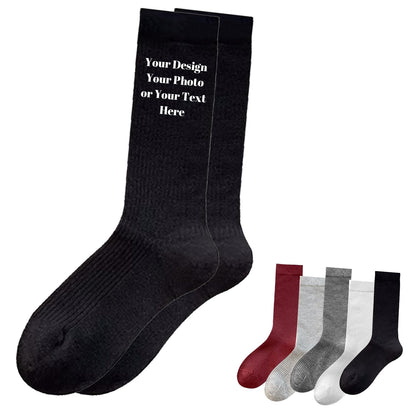 Unisex Socks, 4‑Pack Casual Socks, Assorted Random Solid Colors