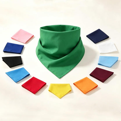 Custom Pet Bandana, Soft Polyester Triangle Scarf for Dogs Cats