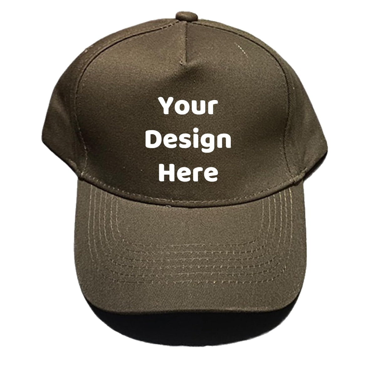 Custom Your Design Personalized 5 Panel Plain Adjustable Hat Unisex Baseball Cap
