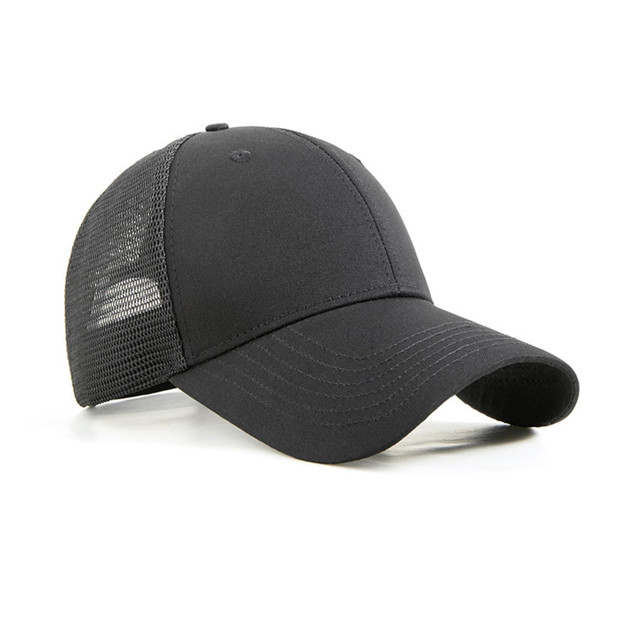 Unisex Adjustable Cotton Mesh Baseball Cap Breathable Summer Hat