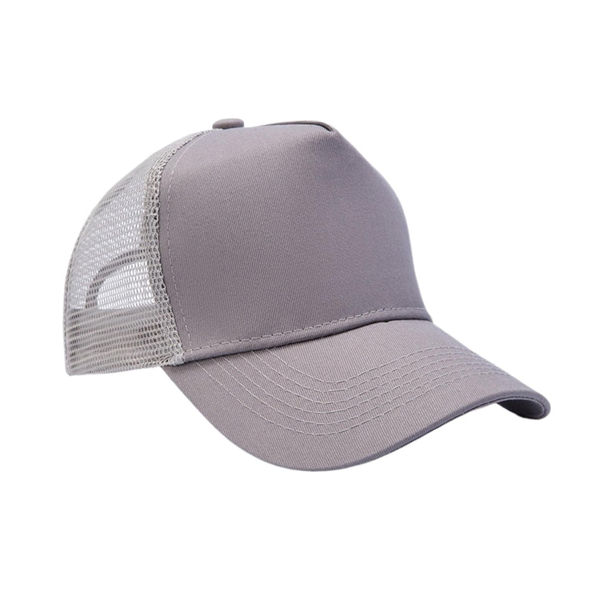Unisex Adjustable Cotton Mesh Baseball Cap 5 Panel Plain Summer Hat