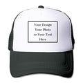 Personalized Picture Text Logo Colorful Unisex Adjustable Trucker Hat Custom Mesh Baseball Cap