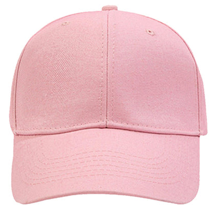 Plain Adjustable Hat Unisex Baseball Cap