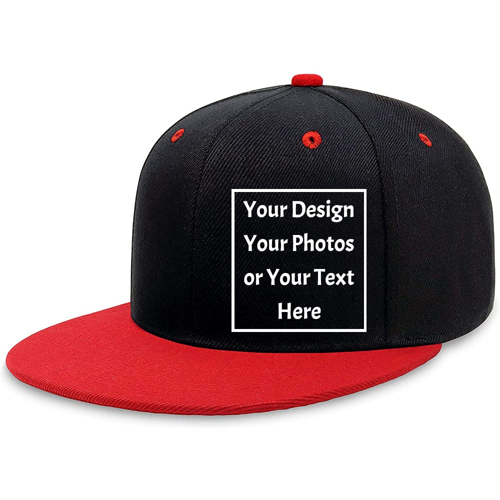 Custom Your Picture Text Logo Unisex Personalized Plain Adjustable Hat Baseball Cap