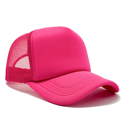 Unisex Adjustable Trucker Hat Snapback Mesh Baseball Cap