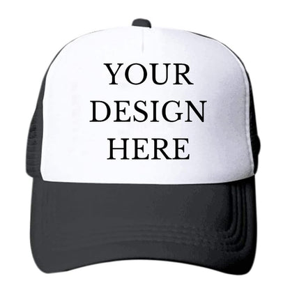 Custom Picture Text Logo Colorful Unisex Adjustable Trucker Hat Personalized Mesh Baseball Cap