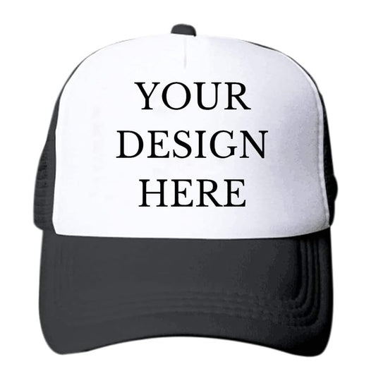 Blank Foam Trucker Hat, Plain Mesh Back Trucker Cap for Custom Logo Printing, Unisex Wholesale Trucker Hats