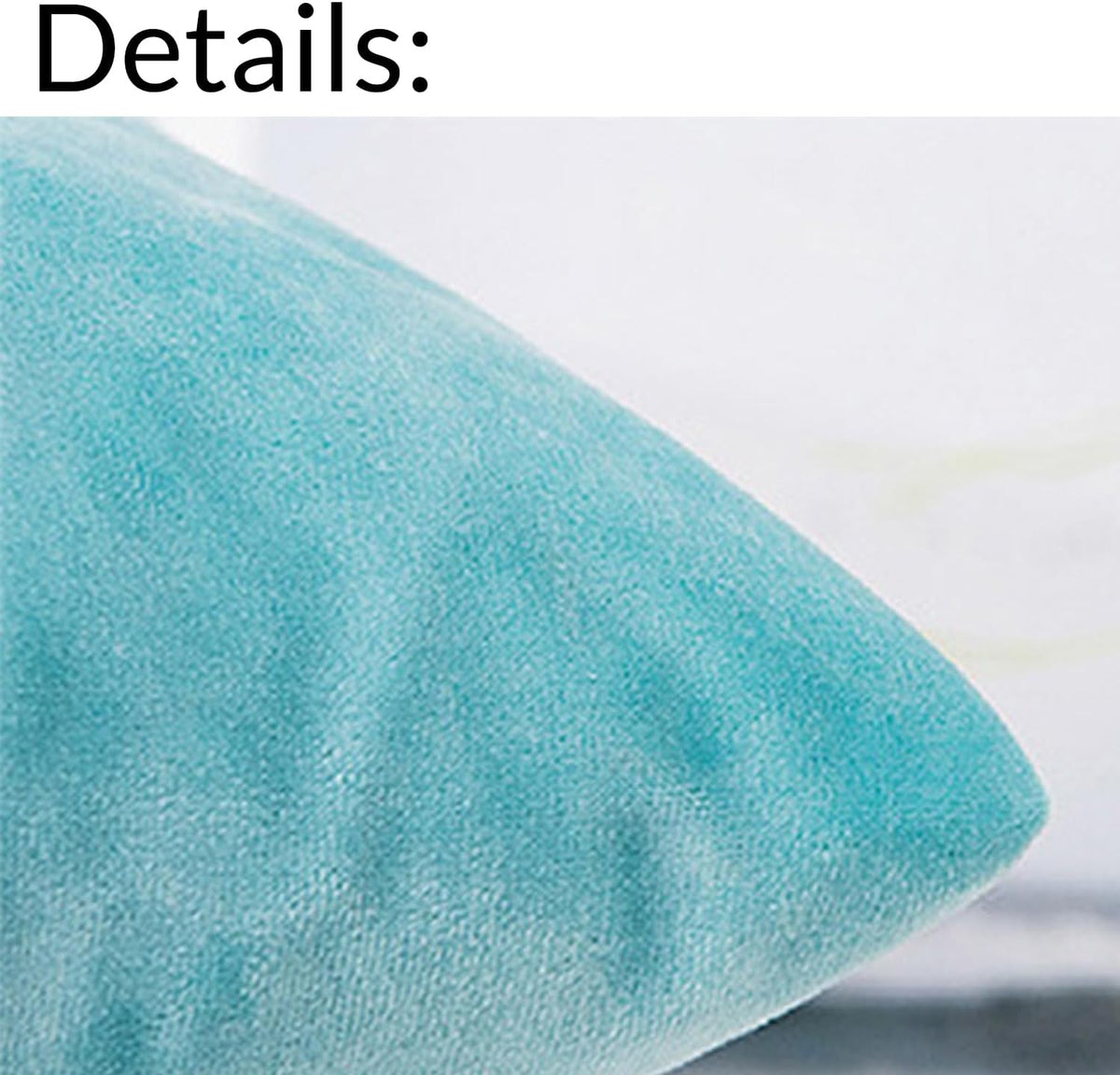 ZMvise Set of 2 Velvet Throw Pillowcase Solid Square Decorative Pillow Covers for Couch Sofa Bed Chair