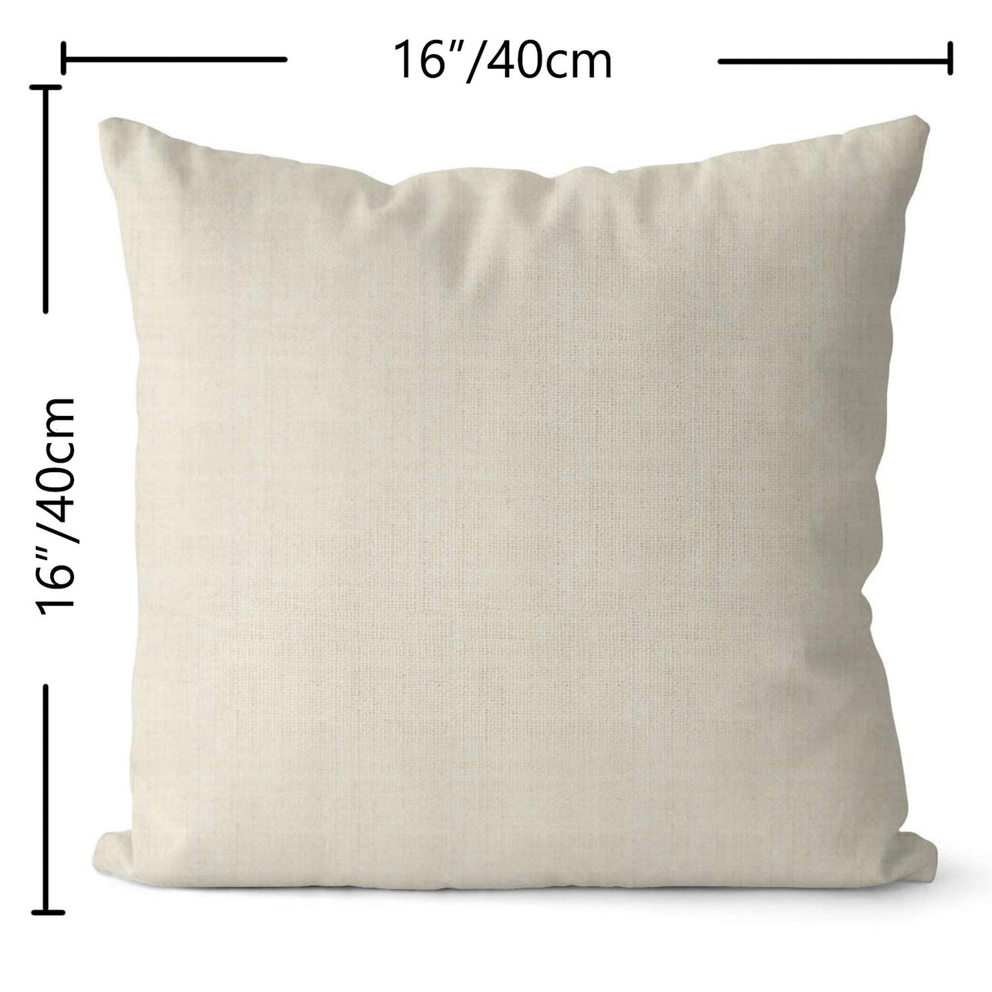 Decorative Linen Throw Pillow Covers Couch Bedroom Cushion Cover Custom Personalized Pillow Cases Standard Size 18x18 Inches
