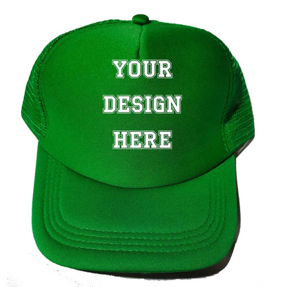 Customized Picture Text Logo Personalized Colorful Unisex Adjustable Trucker Hat Mesh Baseball Cap