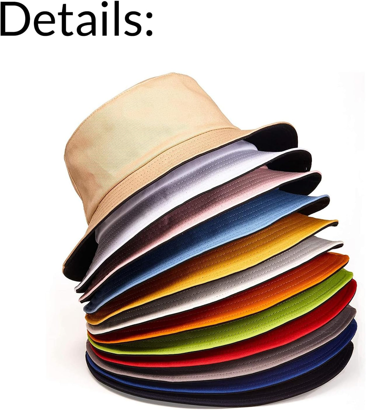 Custom Sun Hat Cotton Unisex Bucket Hats Summer Outdoor Fishing Cap