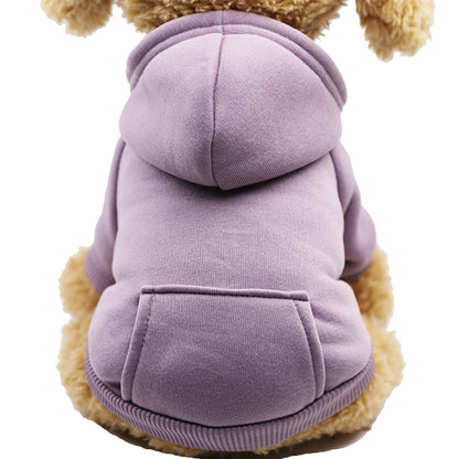 Custom Pet Hoodie for Dogs Cats, Warm Winter Pullover