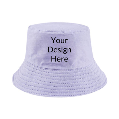 Custom Sun Hat Cotton Unisex Bucket Hats Summer Outdoor Fishing Cap