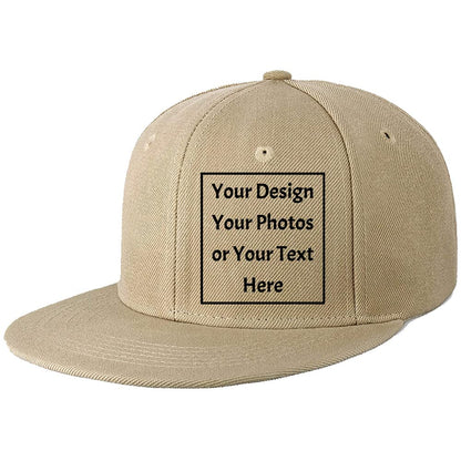 Custom Your Picture Text Logo Unisex Personalized Plain Adjustable Hat Baseball Cap