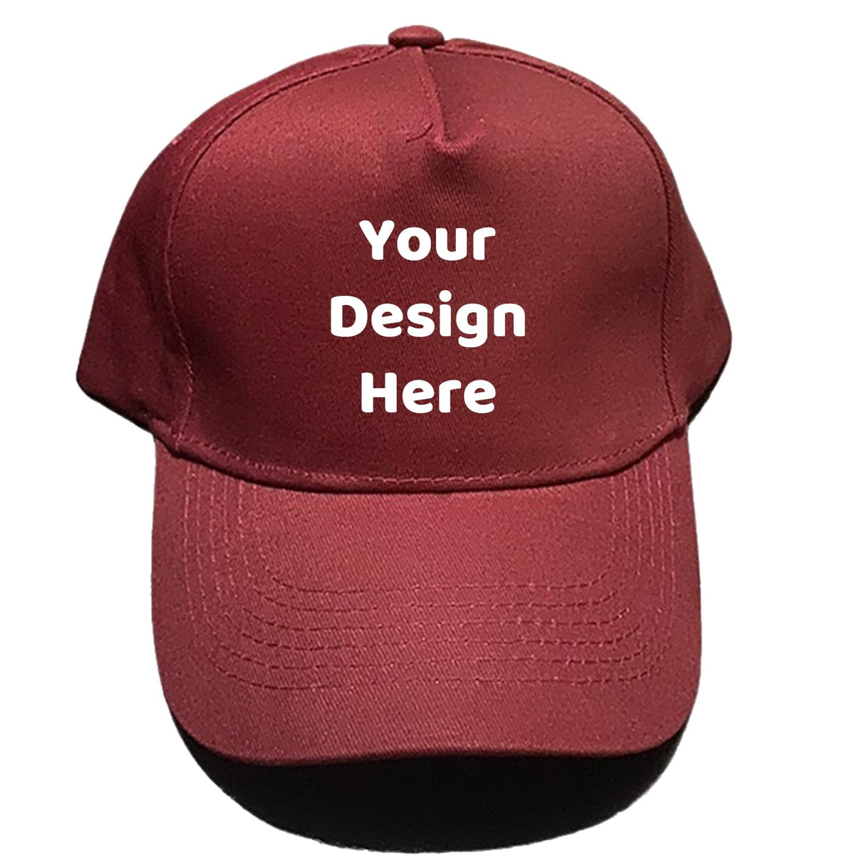 Custom Your Design Personalized 5 Panel Plain Adjustable Hat Unisex Baseball Cap