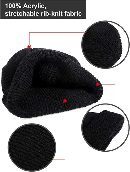 Best Mom Dad Ever Unisex Men Women Embroidery Beanie Skull Cap Winter Knitted Hats Couple Gift