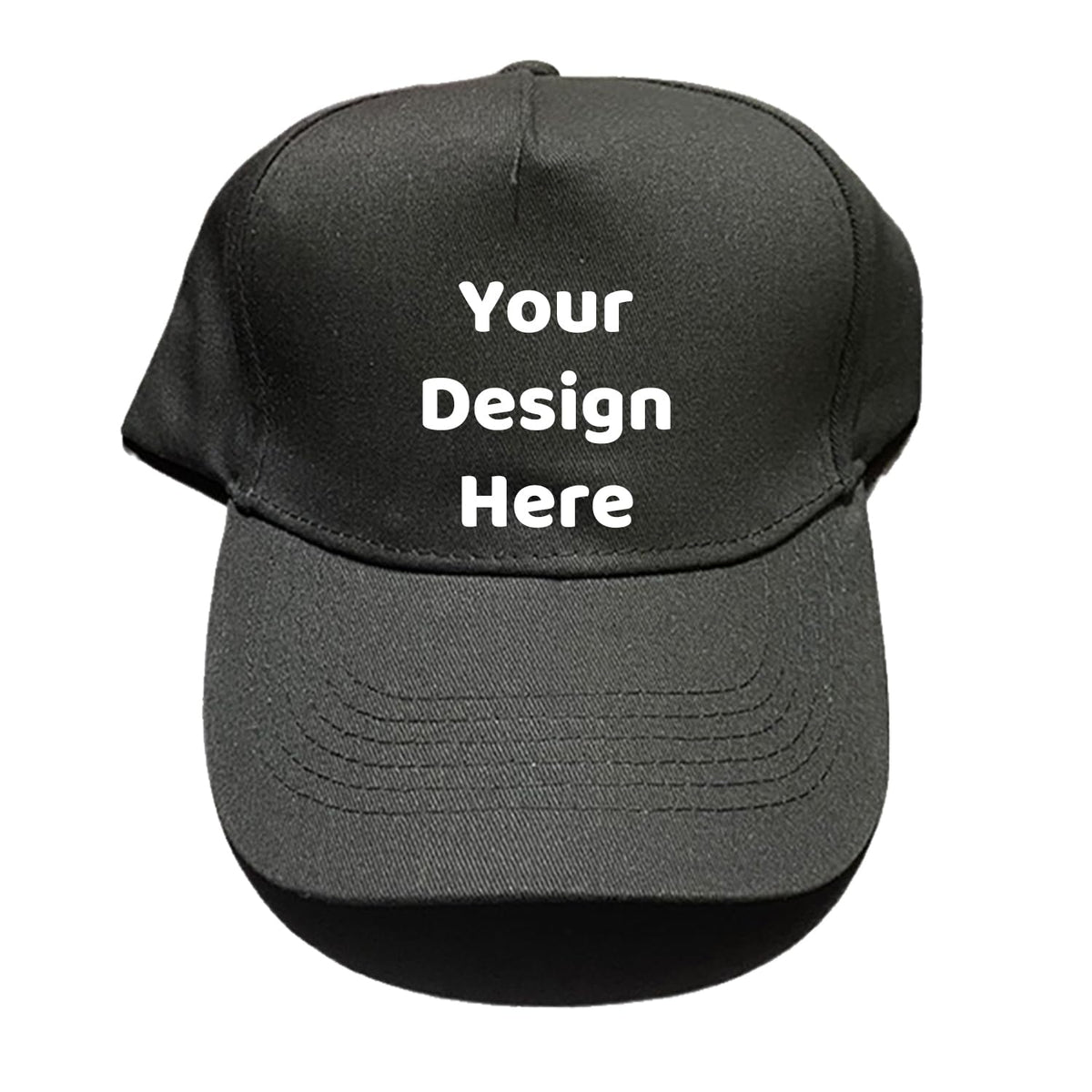 Custom Your Design Personalized 5 Panel Plain Adjustable Hat Unisex Baseball Cap