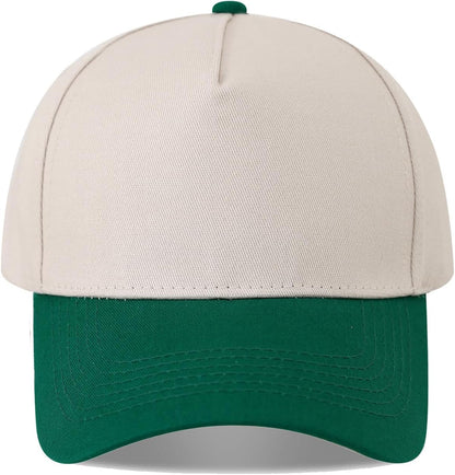 Blank Solid Color Dad Hat Bulk, Plain Cotton Unstructured Baseball Caps for Wholesale Resale