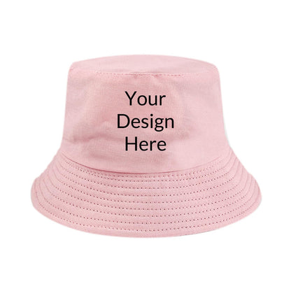 Custom Sun Hat Cotton Unisex Bucket Hats Summer Outdoor Fishing Cap
