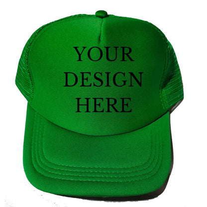 Custom Picture Text Logo Colorful Unisex Adjustable Trucker Hat Personalized Mesh Baseball Cap