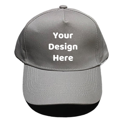 Custom Your Design Personalized 5 Panel Plain Adjustable Hat Unisex Baseball Cap