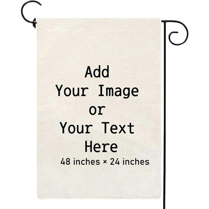 Personalized Garden Flag Outside Custom Flag DIY Your Own Design Home Yard Flags Banners