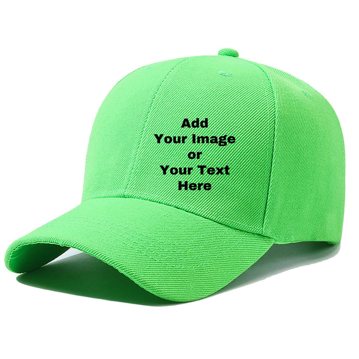 Custom Your Own Image Text Personalized Plain Adjustable Hat Unisex Baseball Cap