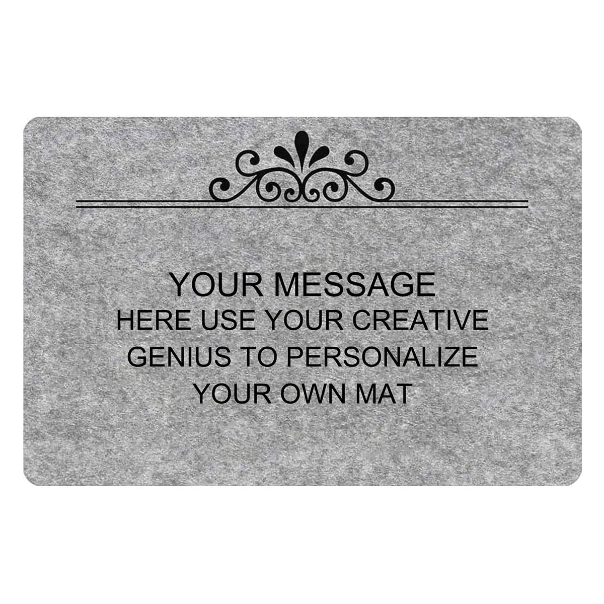 Personalized Image Doormat Custom Text Front Door Mat Welcome Indoor Outdoor Entrance Decor Rug